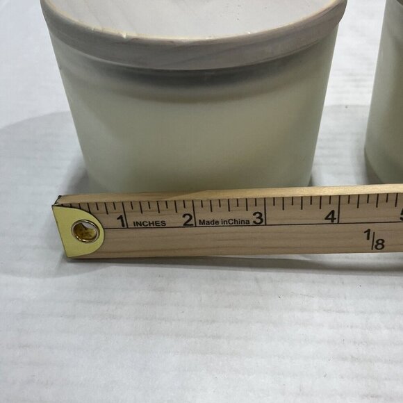 Pier 1 Imports Holiday Forest Festive Candle 2 Wick Silver Tree Lid Set Of 2 - Picture 5 of 7